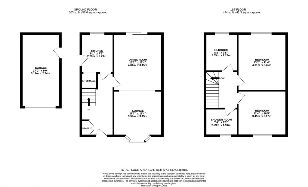 Floorplans For Garfield Street, Kettering