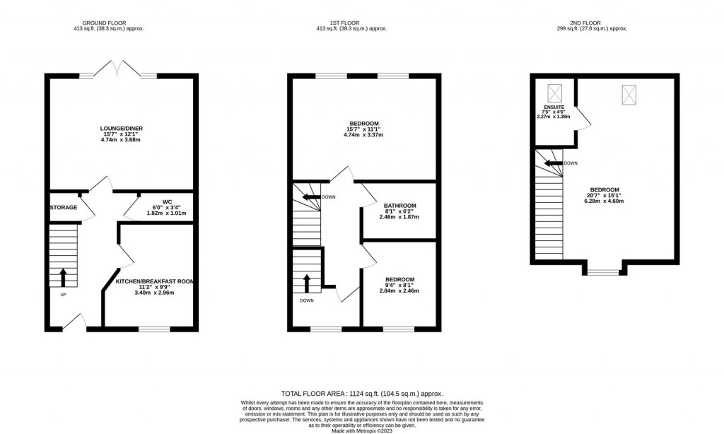 Floorplans For Austin Rise, Burton Latimer