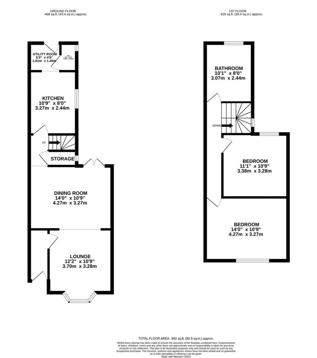 Floorplans For Lancaster Road, Kettering