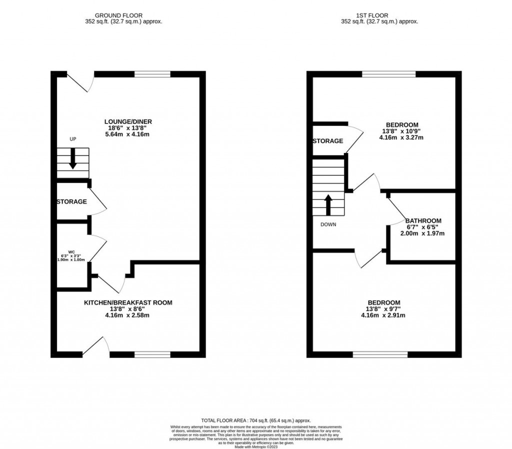 Floorplans For Palmer Crescent, Burton Latimer