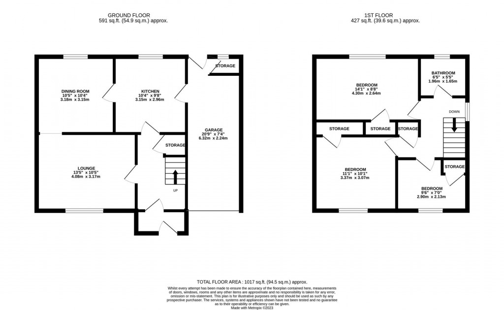 Floorplans For Rowlett Road, Corby