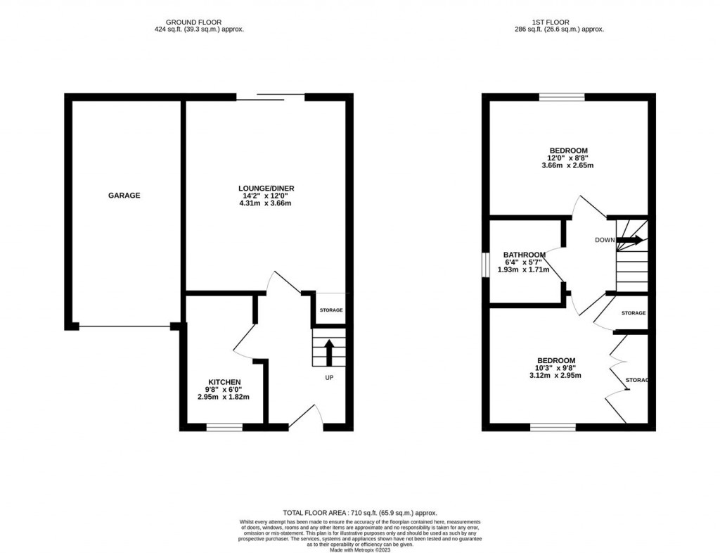 Floorplans For Thompson Way, Kettering