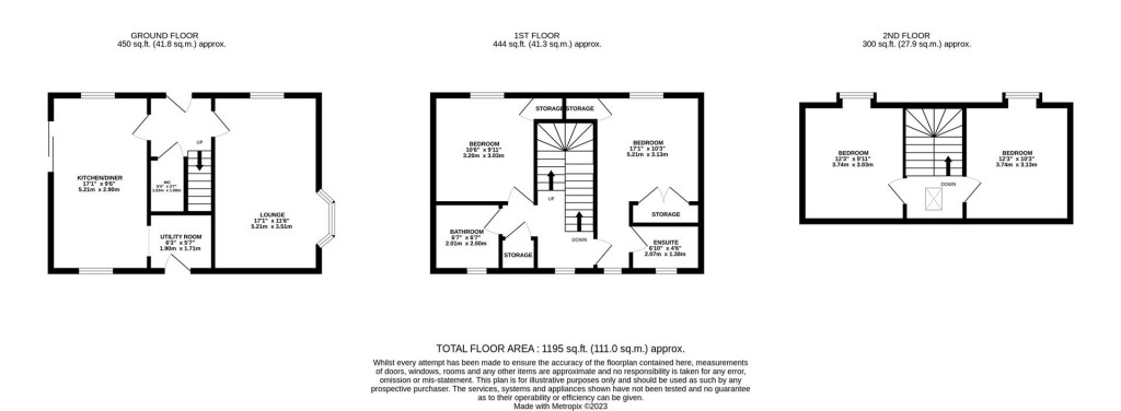 Floorplans For Ringtail Close, Irthlingborough, Wellingborough