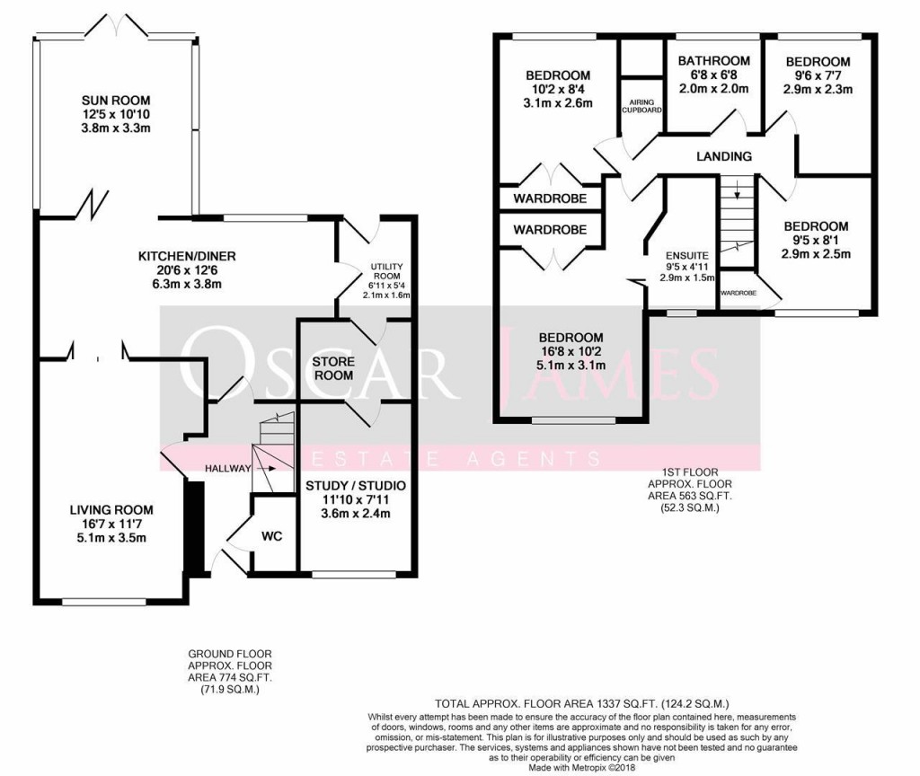 Floorplans For Hollands Drive, Burton Latimer
