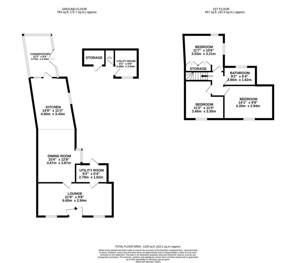 Floorplans For Bridge Street, Brigstock, Kettering