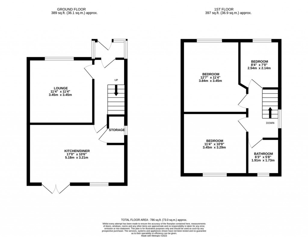 Floorplans For Willow Road, Kettering