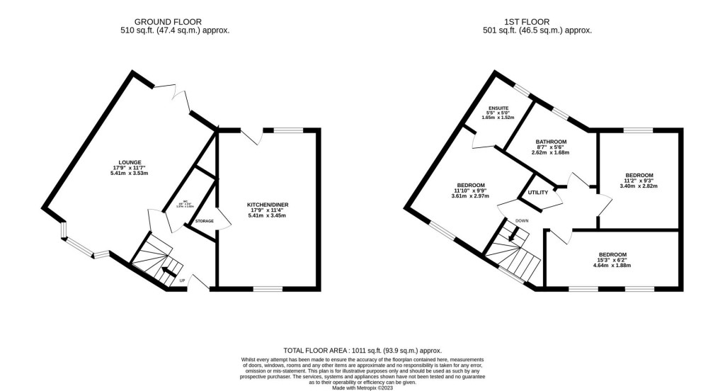 Floorplans For Corn Street, Market Harborough