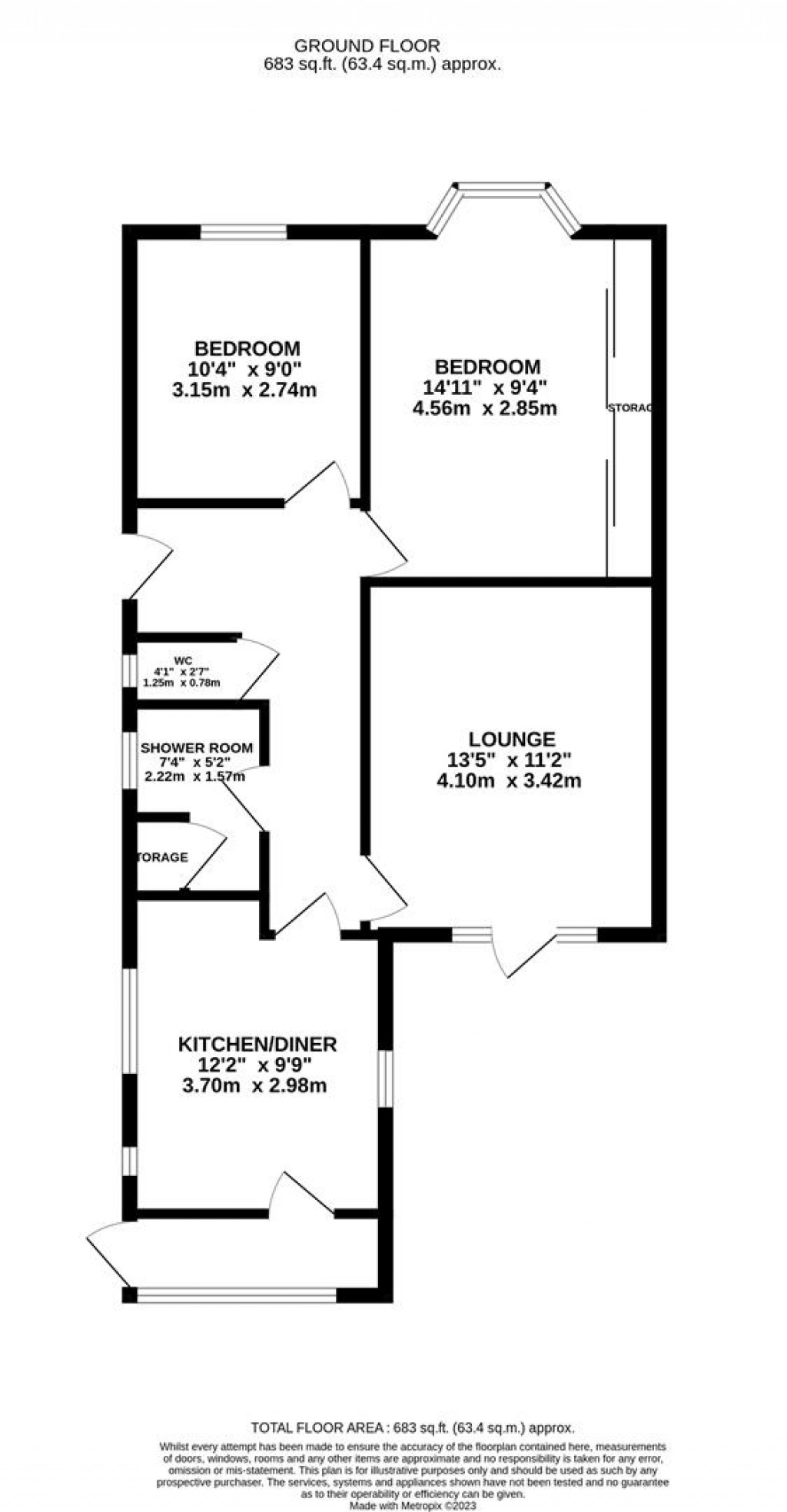 Floorplans For Harvey Road, Wellingborough