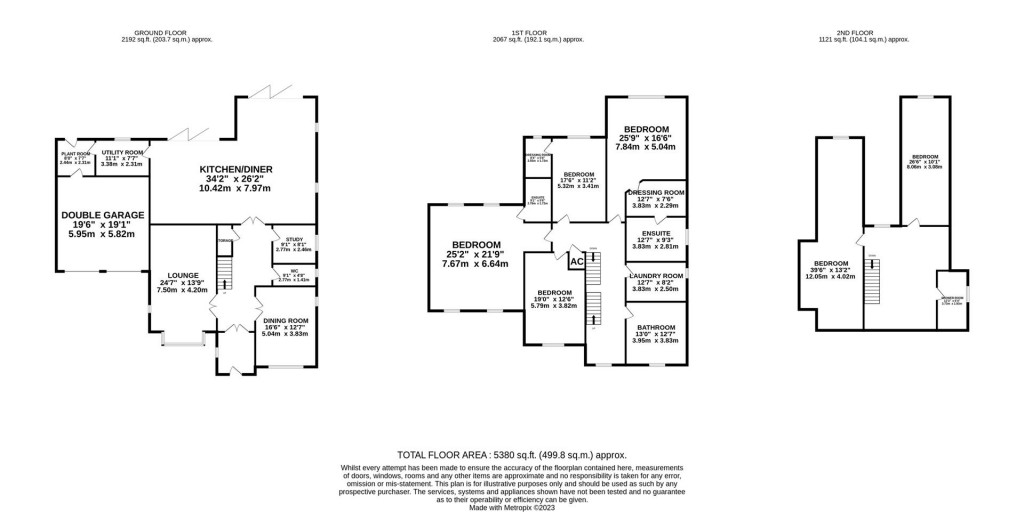 Floorplans For Poplars Farm Road, Barton Seagrave