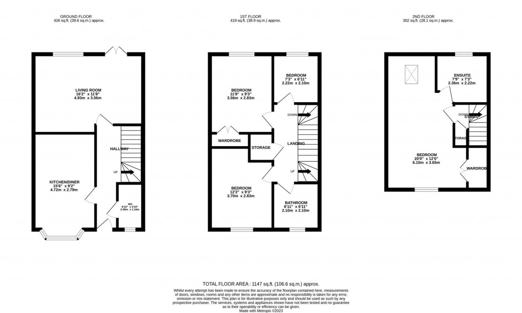 Floorplans For Pascal Close, Corby