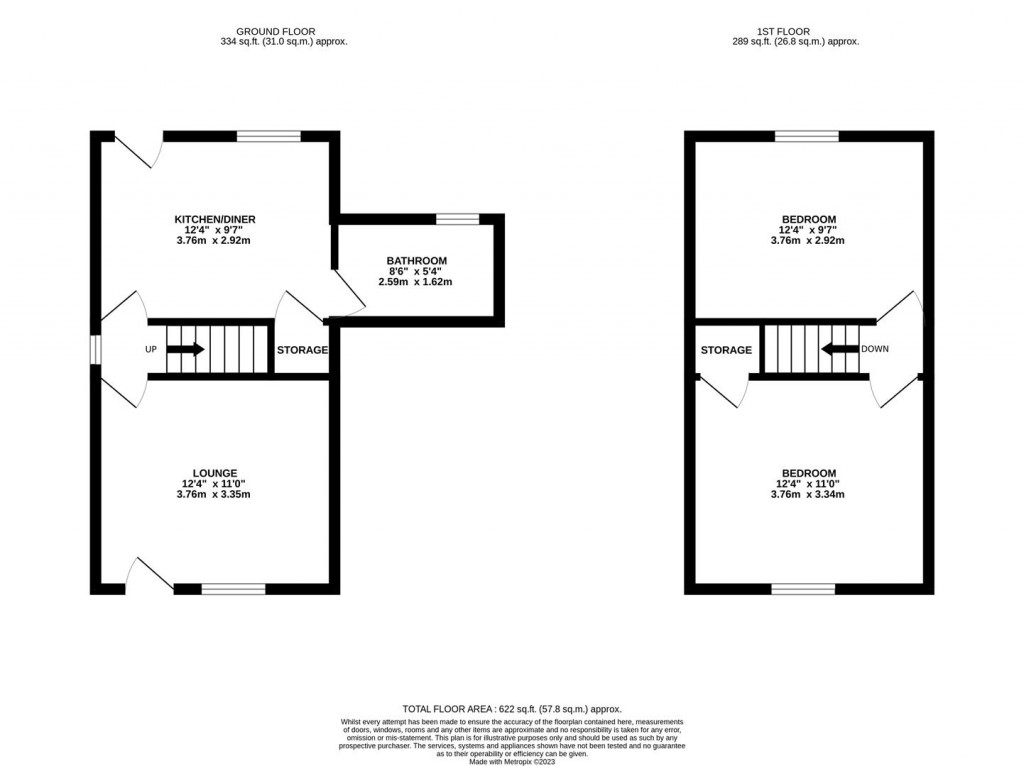 Floorplans For Queen Street, Market Harborough