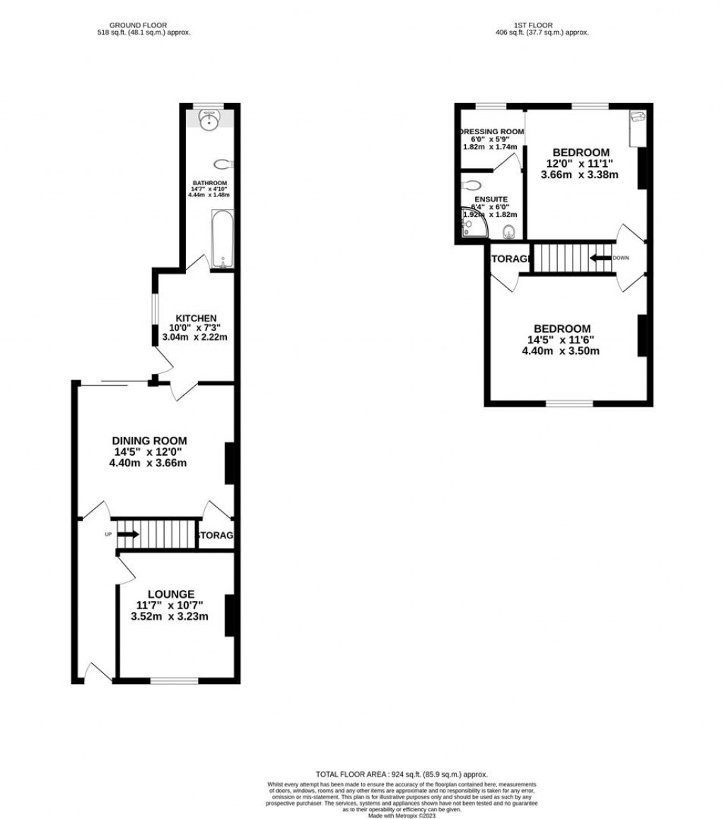 Floorplans For Gordon Street, Rothwell