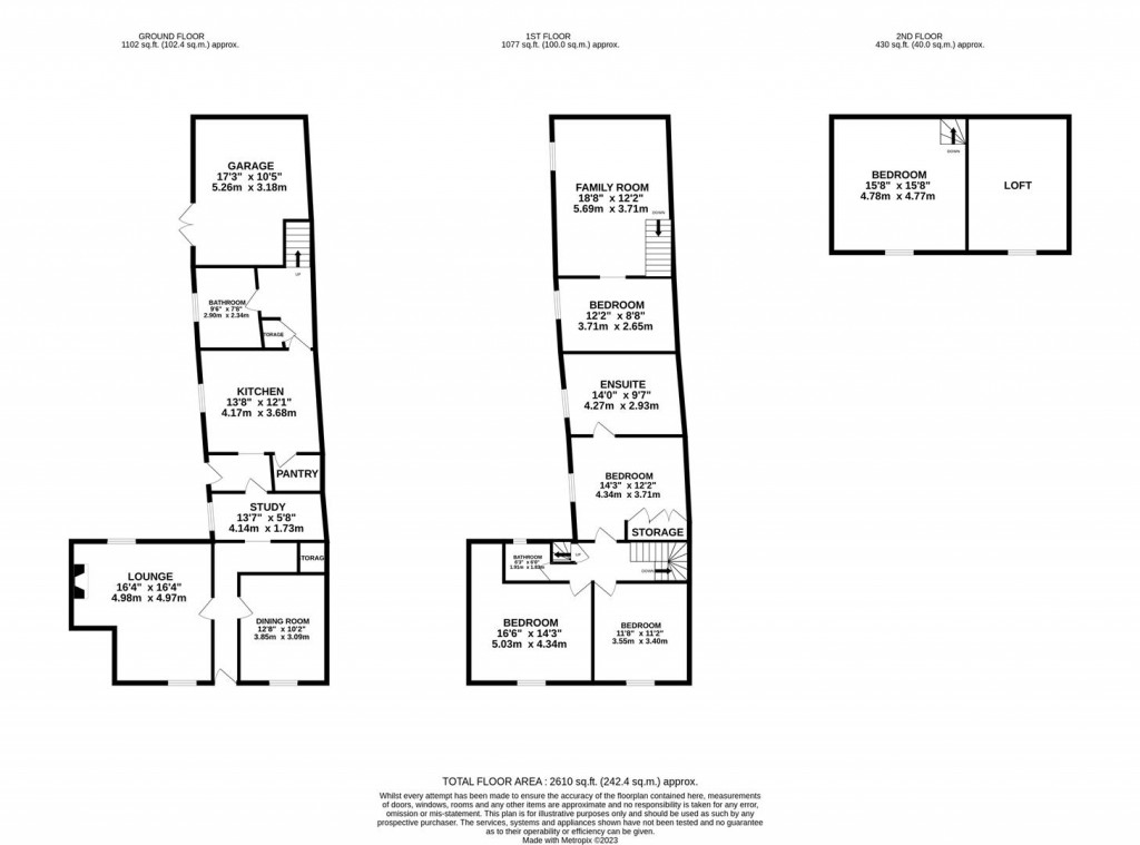 Floorplans For Church Street, Cottingham, Market Harborough