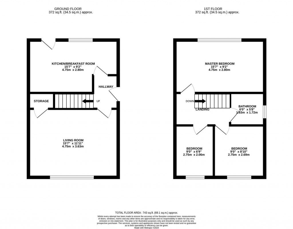 Floorplans For Langley Court, Burton Latimer