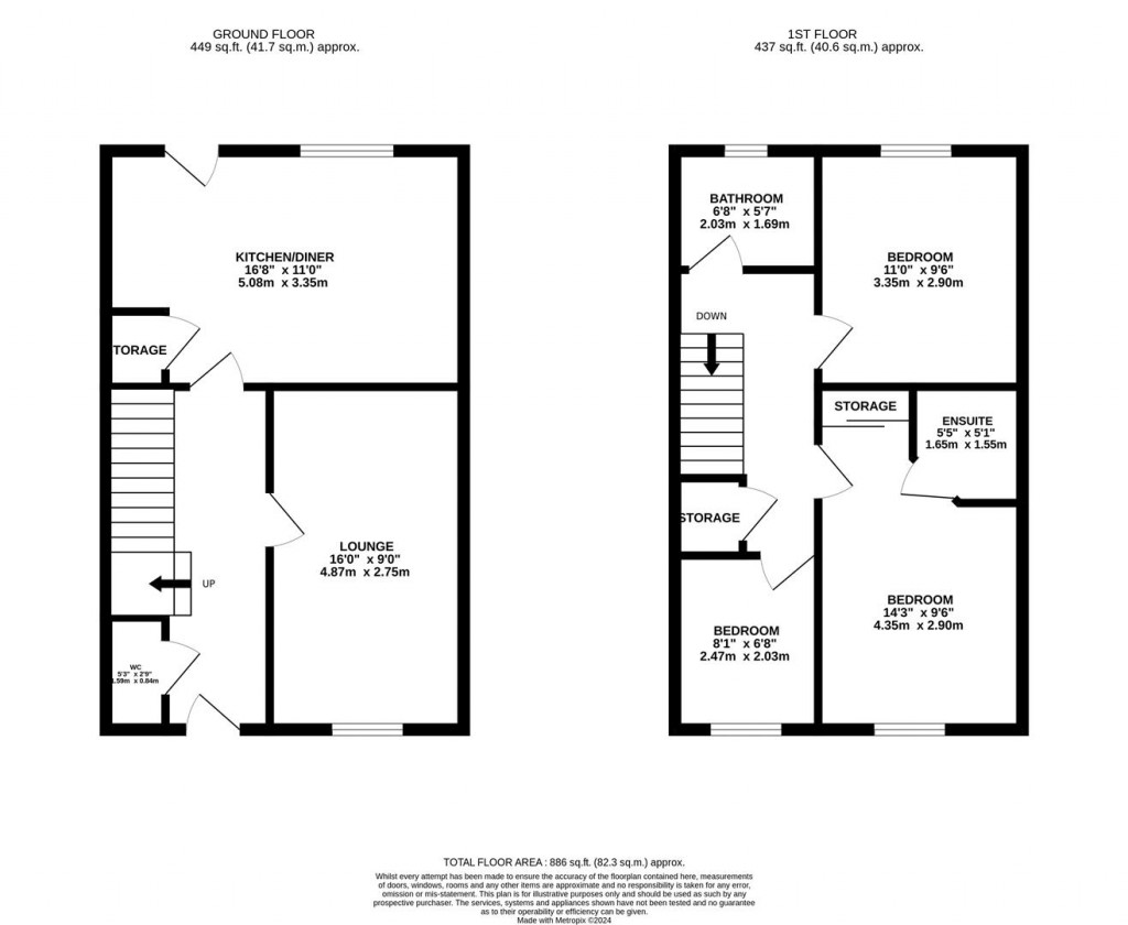 Floorplans For Harvest Road, Market Harborough