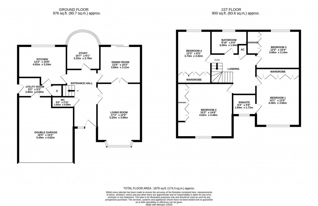 Floorplans For Wells Close, Kettering