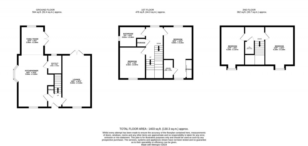Floorplans For Otter Street, Rothwell