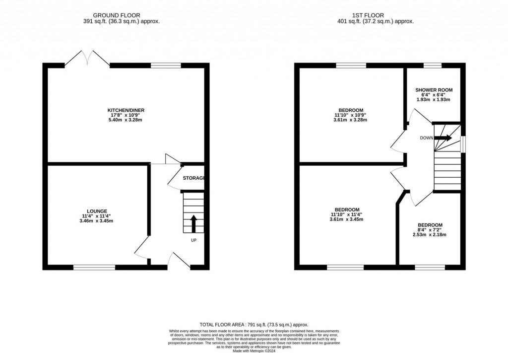 Floorplans For Willow Road, Kettering