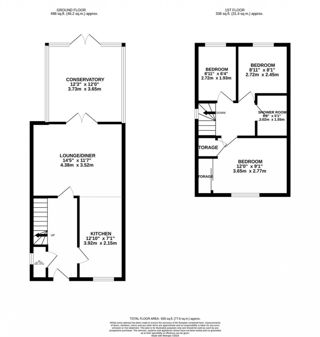 Floorplans For Cromer Road, Finedon