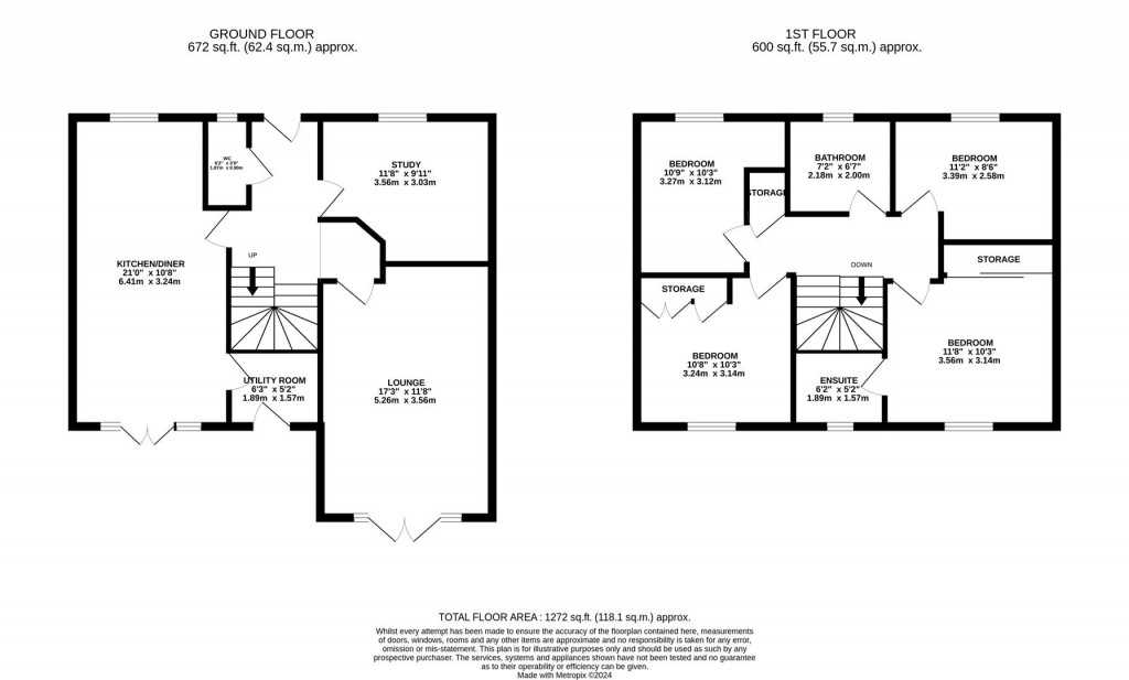 Floorplans For Isaac Martin Lane, Great Bowden, Market Harborough