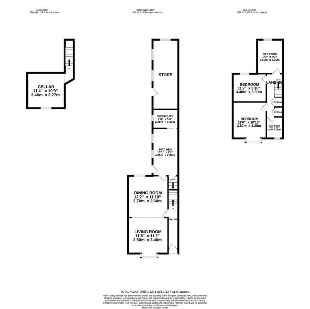 Floorplans For Northampton Road, Broughton