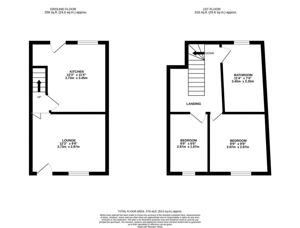 Floorplans For Main Street, Little Harrowden