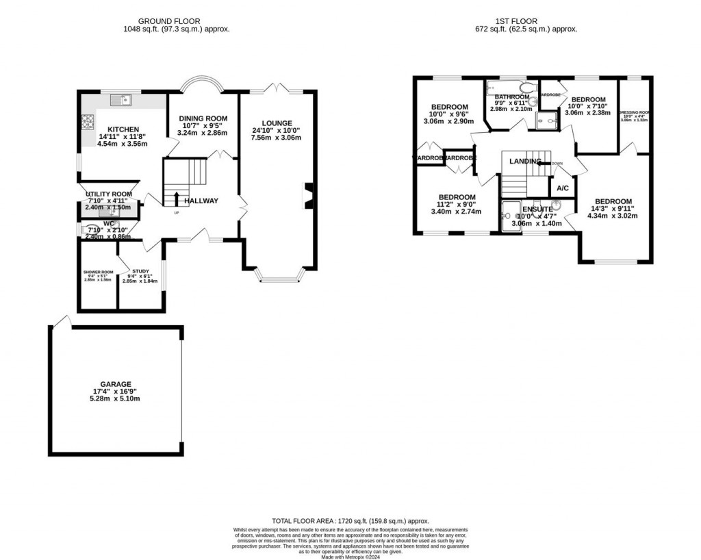 Floorplans For Audley Close, Market Harborough
