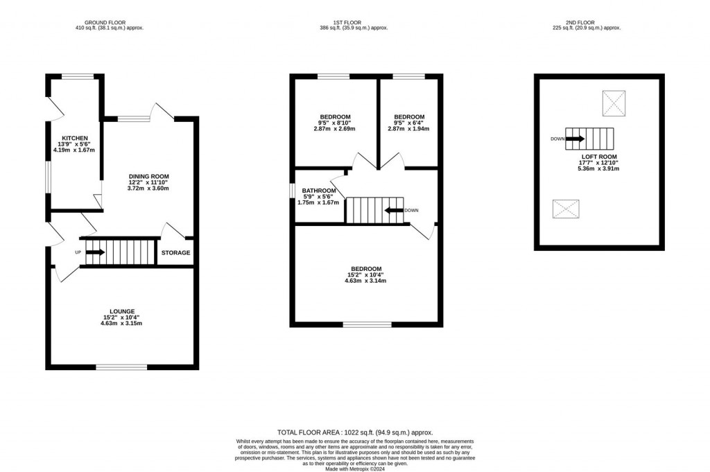 Floorplans For Eady Road, Burton Latimer