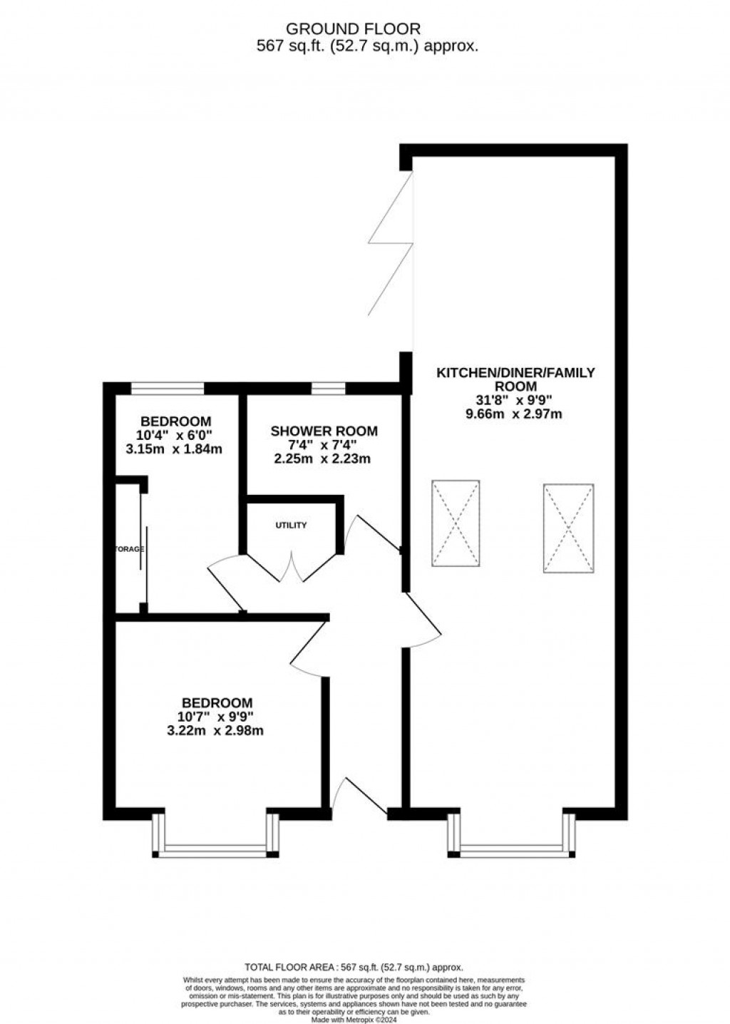 Floorplans For Fleetwood Gardens, Market Harborough