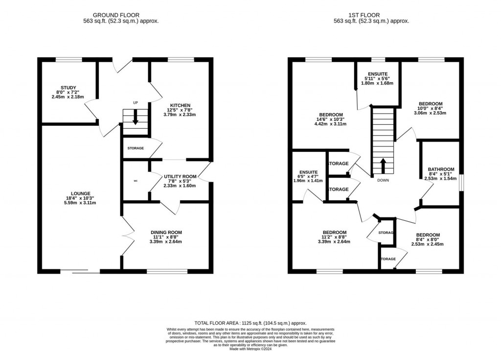 Floorplans For King Johns Walk, Rothwell