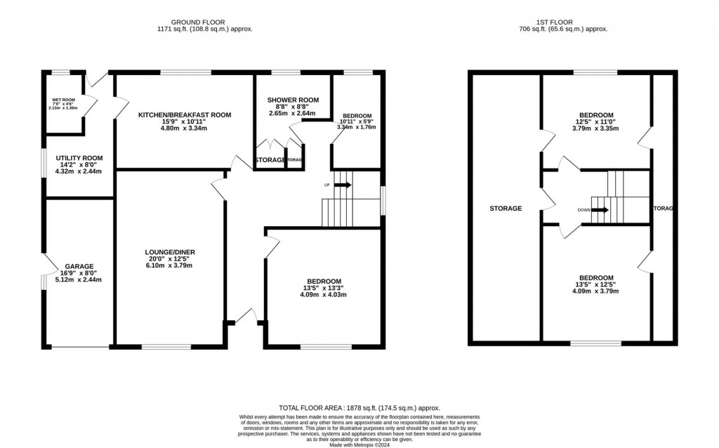 Floorplans For Sackville Street, Thrapston