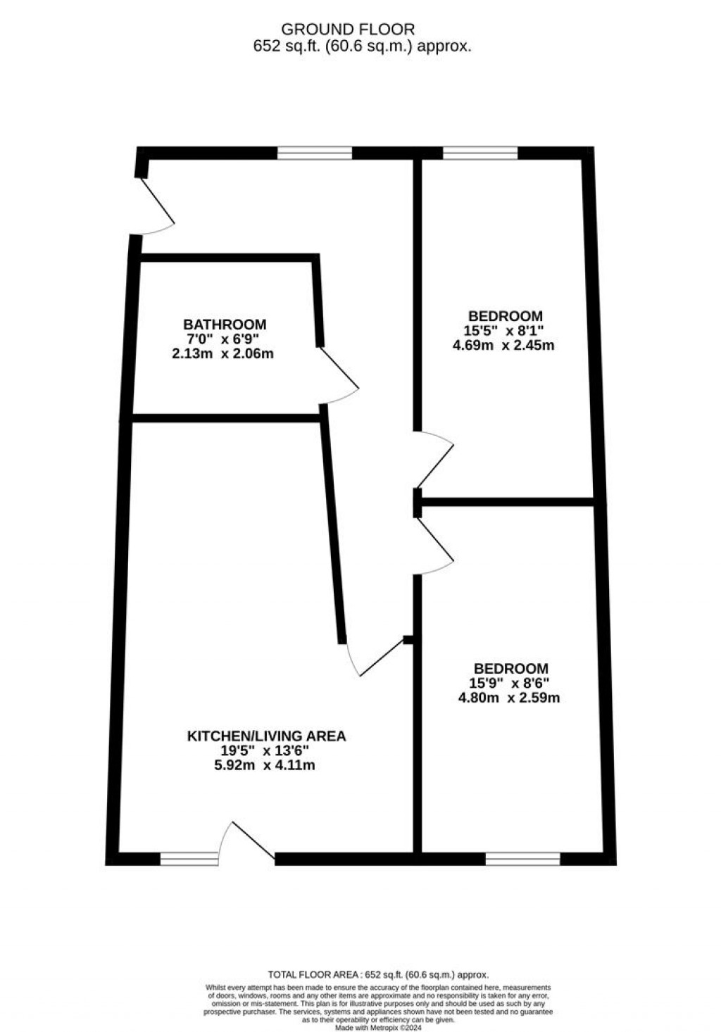 Floorplans For Crescent West, Kettering