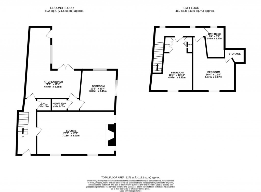 Floorplans For Stable Hill, Brigstock, Kettering