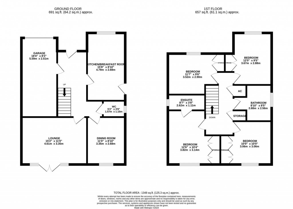 Floorplans For Boughton Road, Corby
