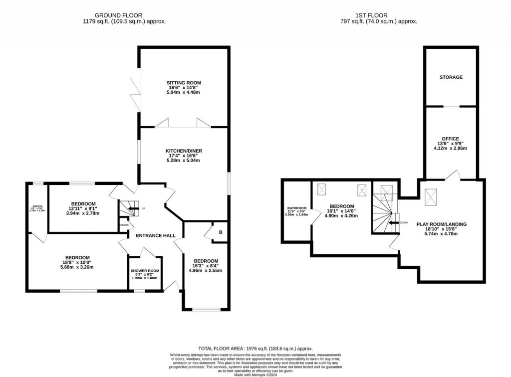 Floorplans For Weskers Close, Clipston, Market Harborough