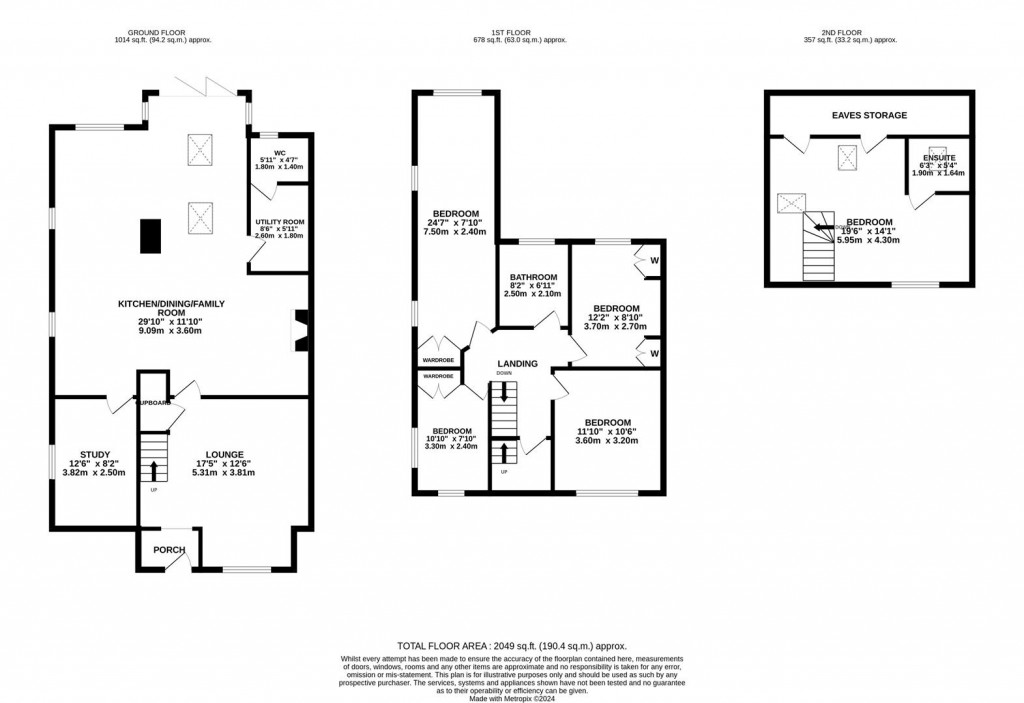 Floorplans For Orlingbury Road, Isham