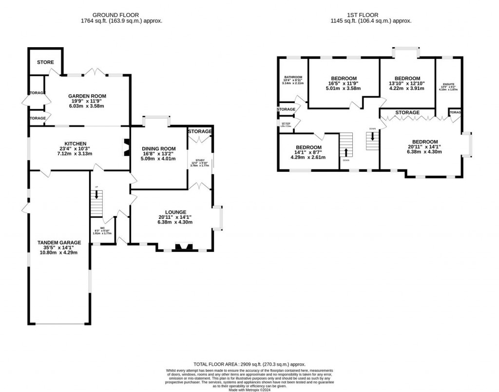 Floorplans For Warkton Lane, Barton Seagrave