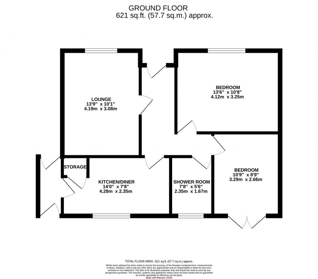 Floorplans For Langdale Walk, Market Harborough