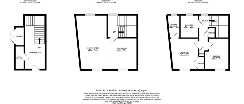 Floorplans For Einstein Crescent, Duston, Northampton