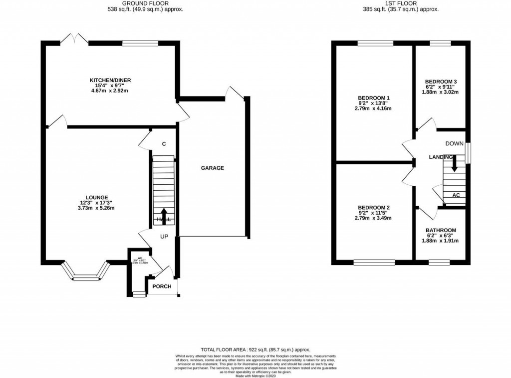 Floorplans For Mallard Drive, Burton Latimer
