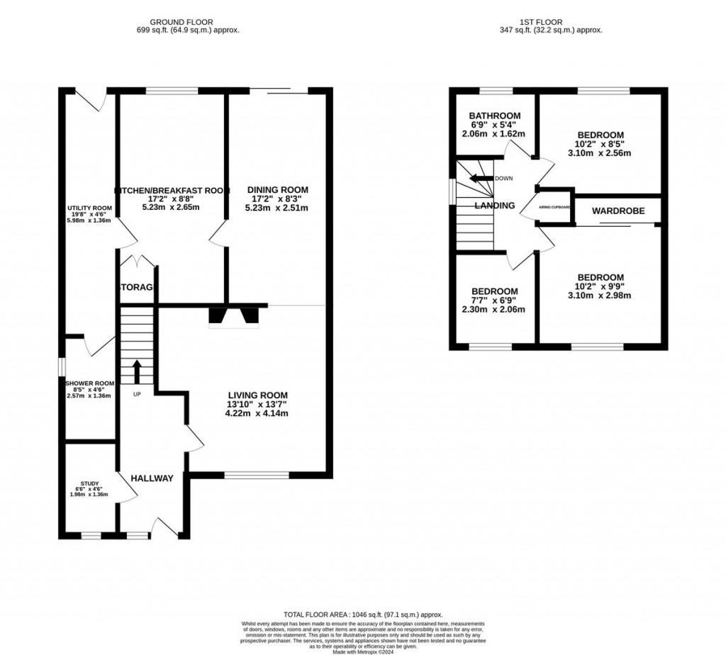 Floorplans For Bramble Close, Kettering