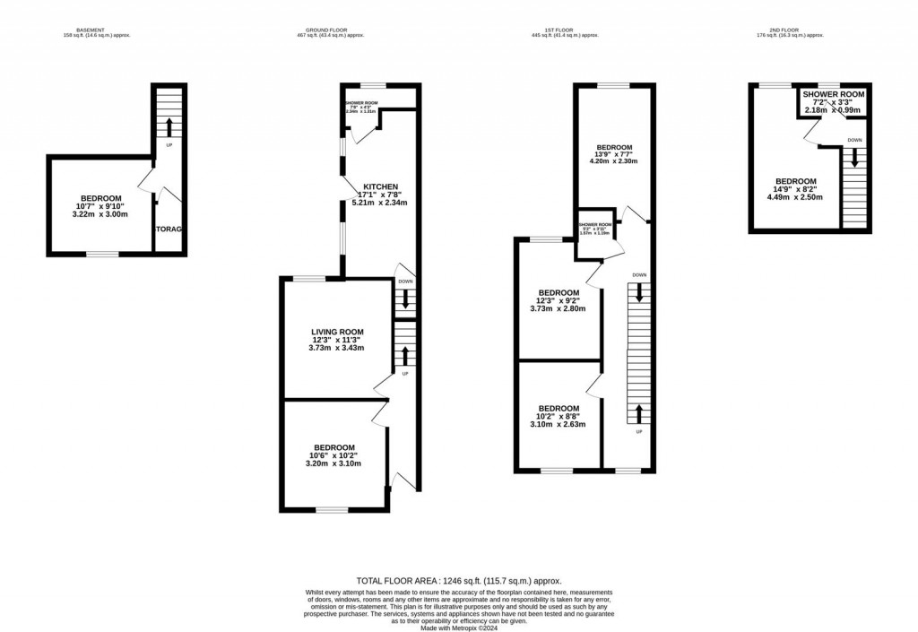 Floorplans For Gray Street, Northampton