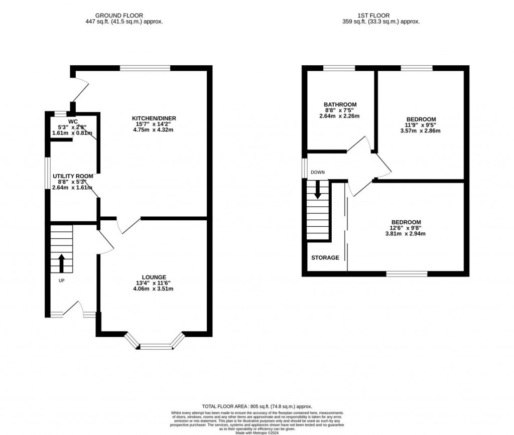 Floorplans For Greening Road, Rothwell, Kettering