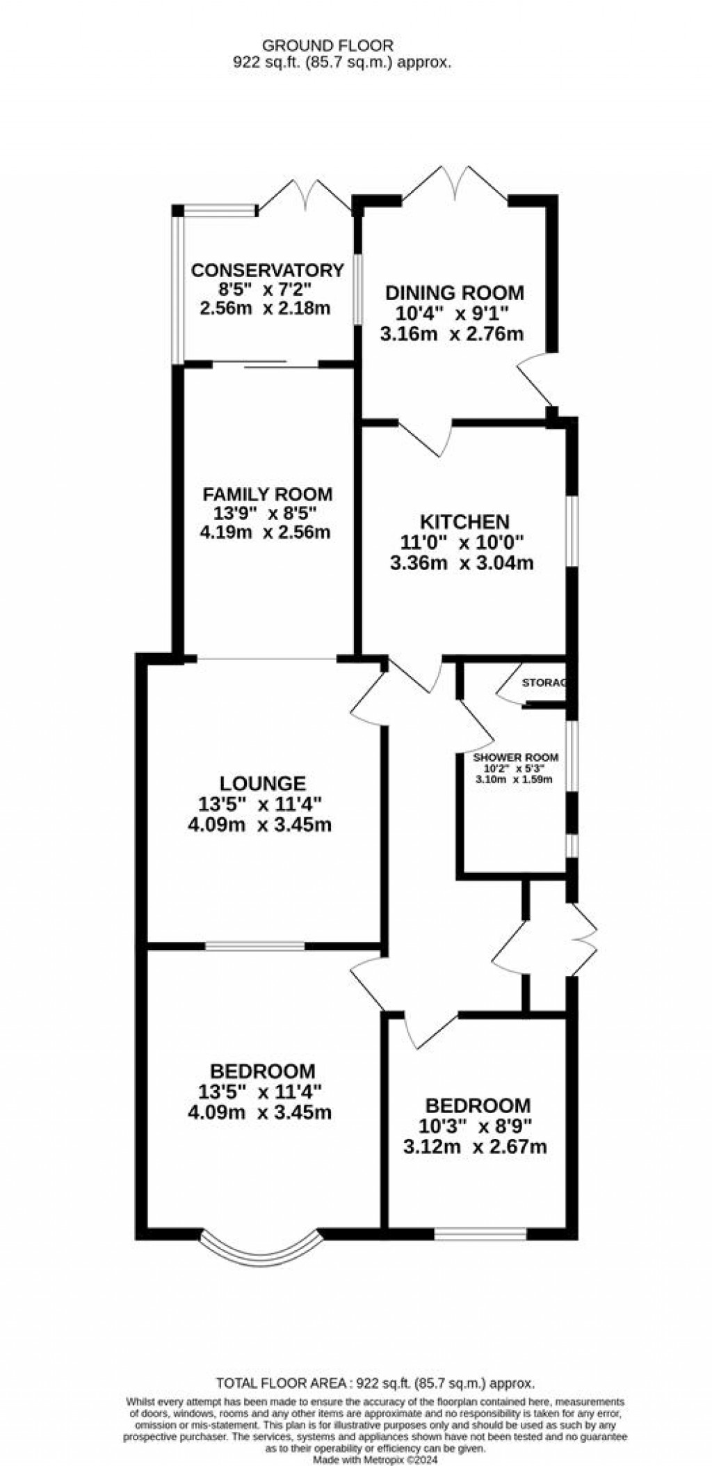 Floorplans For Oxford Street, Finedon