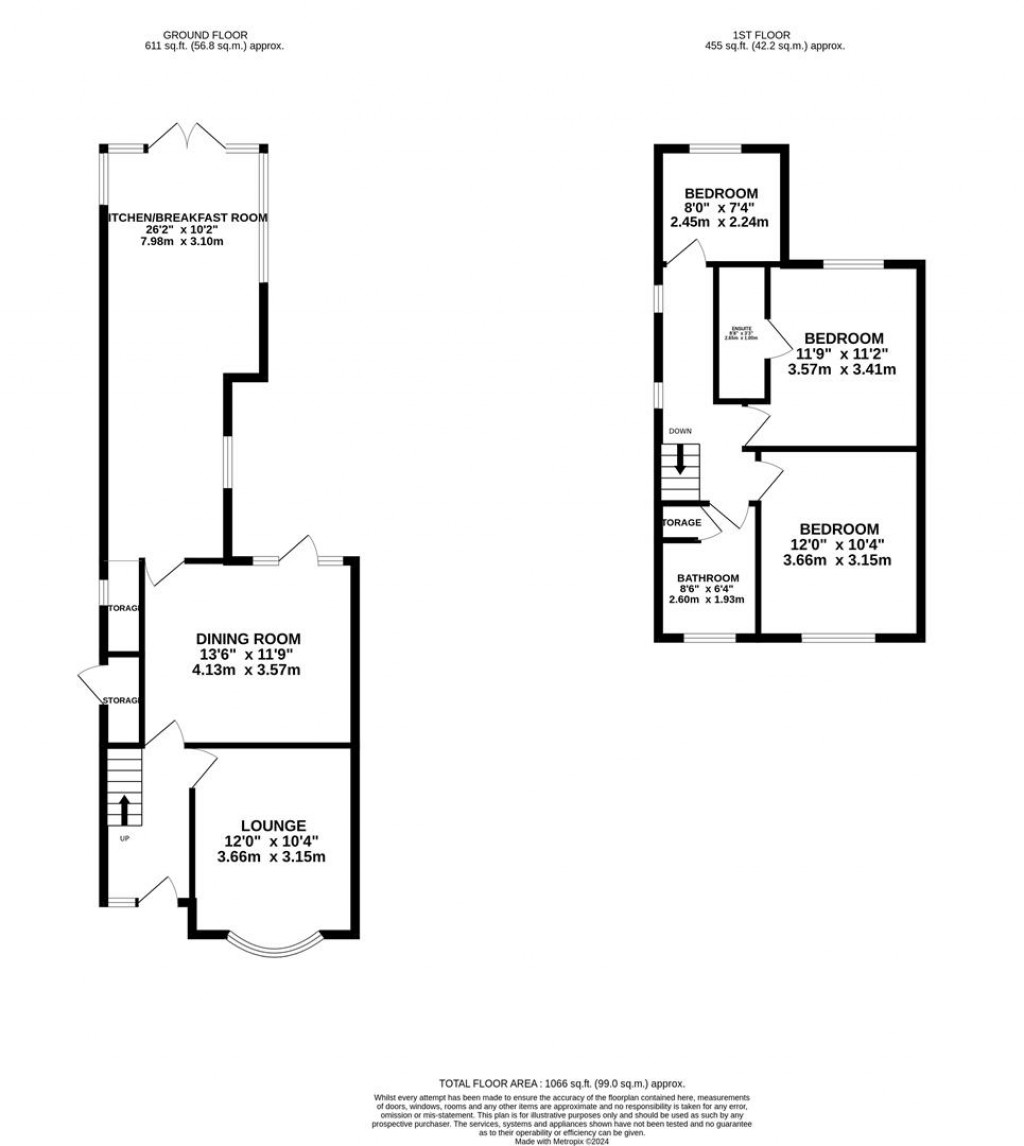 Floorplans For Kingsley Avenue, Kettering