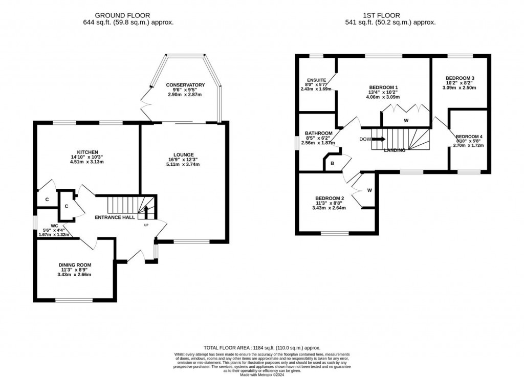 Floorplans For Cornfield Way, Burton Latimer