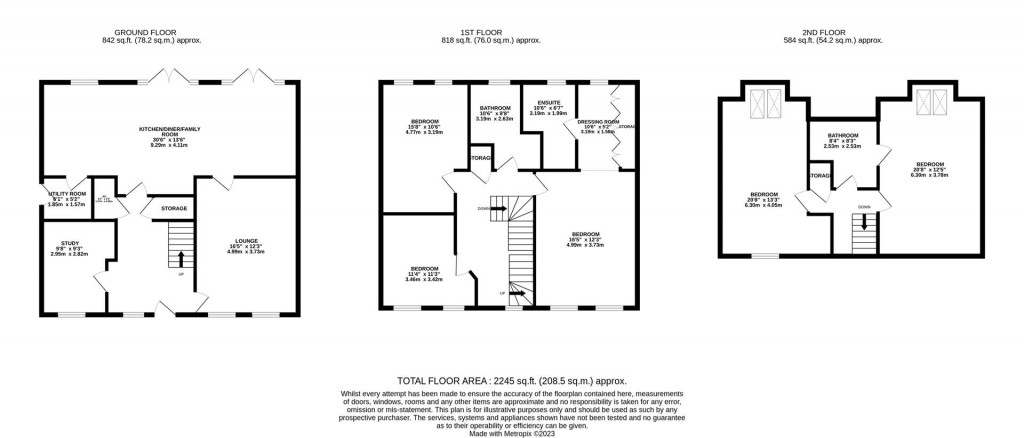 Floorplans For Worley Way, Moulton