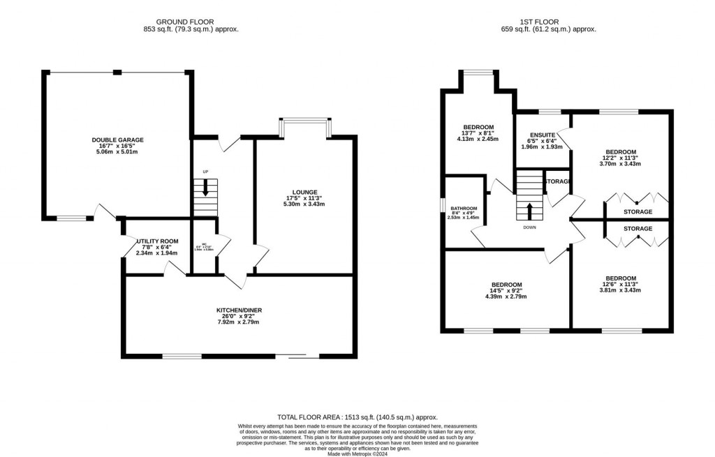 Floorplans For Ostlers Way, Kettering