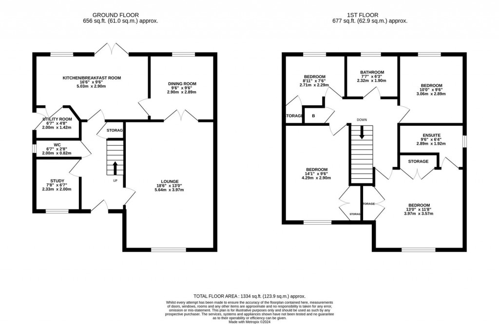 Floorplans For Bennett Road, Corby