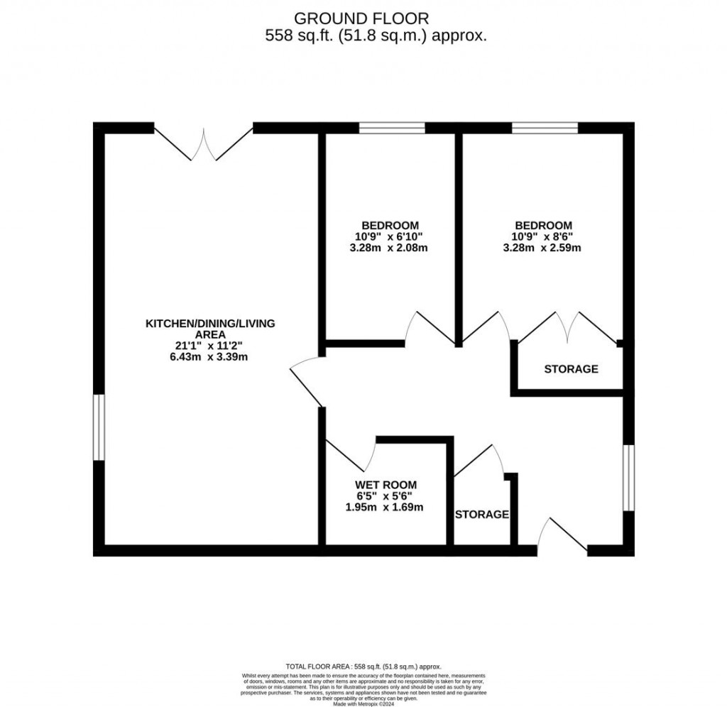 Floorplans For Fieldfare Close, Corby